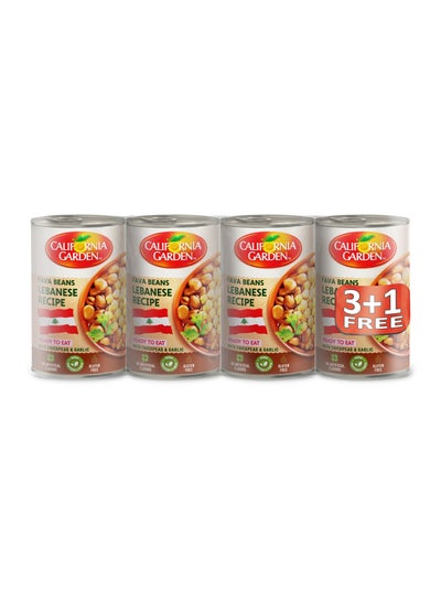 Buy Fava Beans Lebanese 450grams Pack of 4 in UAE