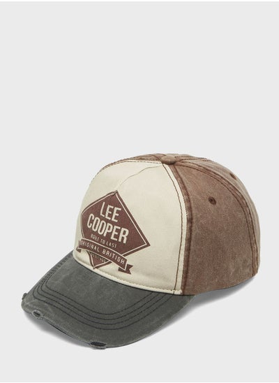 Buy Logo Printed Curved Peak Cap in UAE