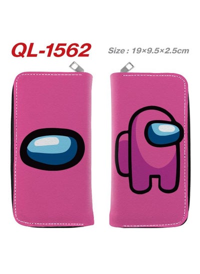 Buy Among Us Full Color Zipper Wallet Wallet Ticket Holder Cartoon Long Wallet Clutch Change Purse in Saudi Arabia