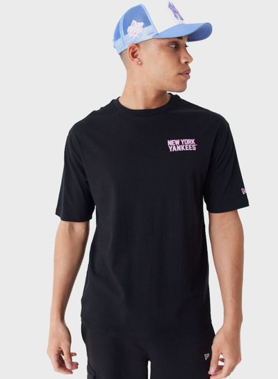 Buy New York Yankees Mlb Wordmark Oversized T-Shirt in Saudi Arabia