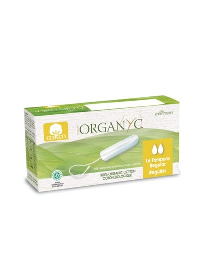 Buy 100% Cotton organic Regular Tampon 16 Tampons in UAE