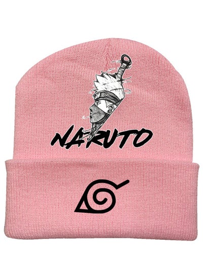 Buy Naruto Knitted Cartoon Printed Hat in Saudi Arabia