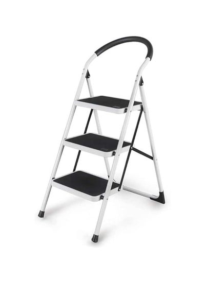 Buy Aluminum ladder of 3 steps, foldable in Saudi Arabia