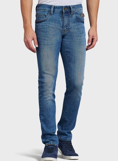 Buy Mid Wash Skinny Fit Jeans in UAE