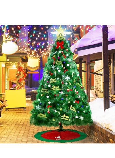 Buy Artificial Christmas Tree Seasonal Holiday Decoration Tree 5 ft /6ft for Home, Office, Shop,Party (1.5 m) in UAE