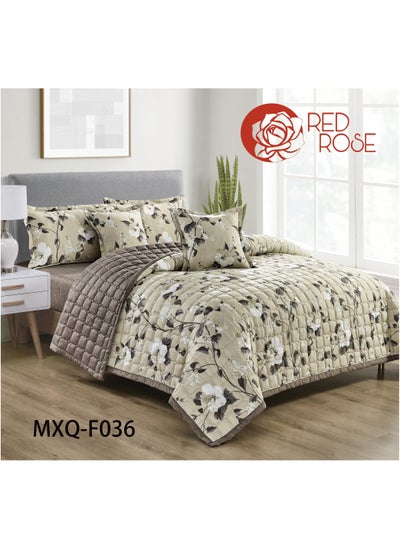 Buy Two-piece quilt set, summer mattress, with excellent compressed filling, consisting of 6 pieces / king size 220*240 in Saudi Arabia