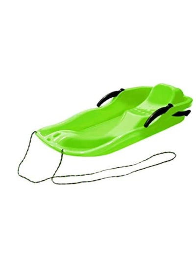 Buy Outdoor Sports Plastic Skiing Boards Sled Luge Snow Grass Sand Board-Green in UAE