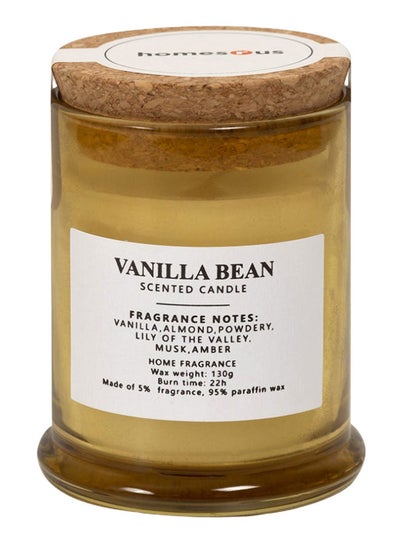 Buy Lush Vanilla Bean Jar Candle, Cream & White - 130 gm in UAE