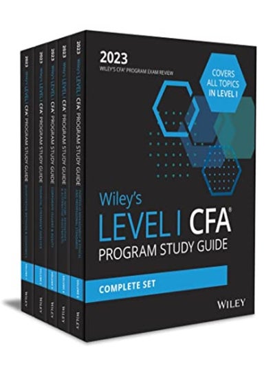 اشتري دليل دراسة برنامج CFA المستوى الأول من Wileys 2023 المجموعة الكاملة في الامارات