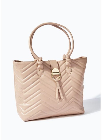 Buy Pink Quilted Tote Bag in Egypt