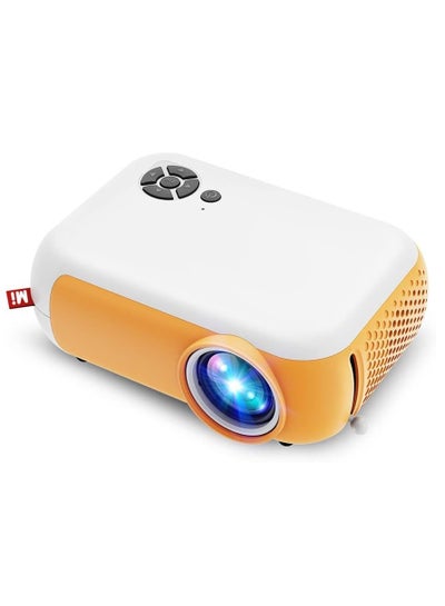 Buy A10 Mi-ni LCD LED Projector 1080P Home Theater with HD IN AV USB TF Card Slot 3.5mm Audio Output Remote Controller in Saudi Arabia
