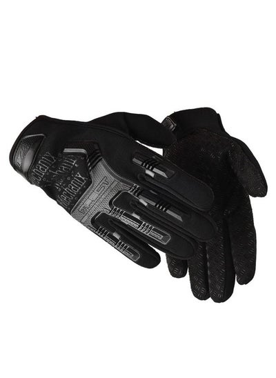 Buy Anti Slip Full Finger Tactical Gloves For Motorcycle Bike Outdoor Sports in UAE