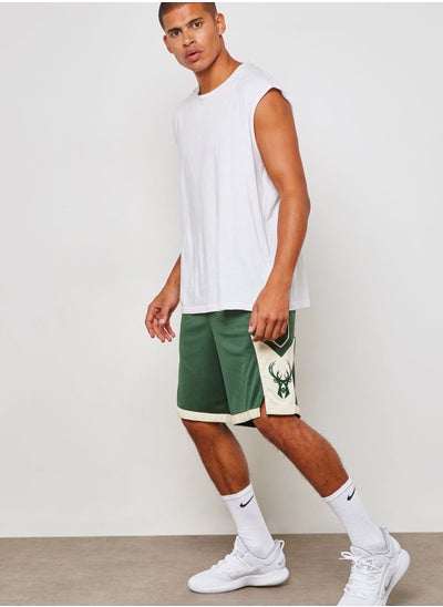 Buy Milwaukee Bucks Swingman Road Shorts in UAE