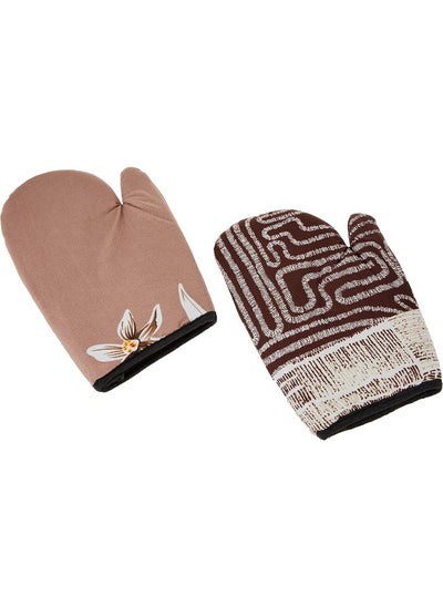 اشتري Saqoware Microwave Oven Gloves 2-Pieces Set في الامارات