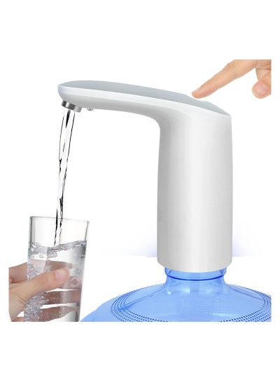 Buy Drinking Water Pump 3Life Automatic Mini Touching Switch Water Bottle Pump, Wirelessrechargeable Portable Electric Dispenser With Usb Cable White in UAE