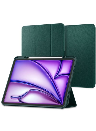 Buy Urban Fit iPad AIR 13 inch Case Cover M2 (2024) with Pencil Holder - Midnight Green in UAE