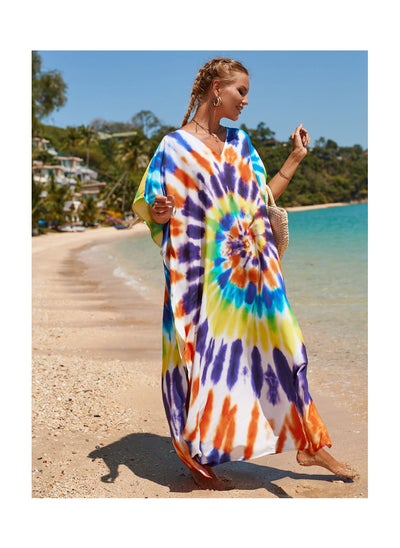 اشتري Beach Printed Robe Sunscreen Cover في الامارات