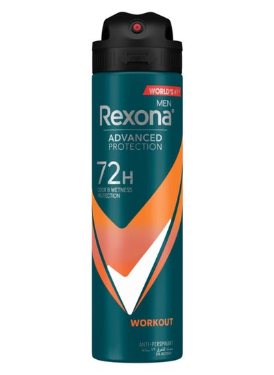 Buy Rexona Men Antiperspirant Deodorant Spray HI-Impact Workout 150ml in UAE