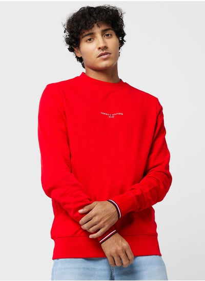 Buy Logo Crew Neck Sweatshirt in UAE