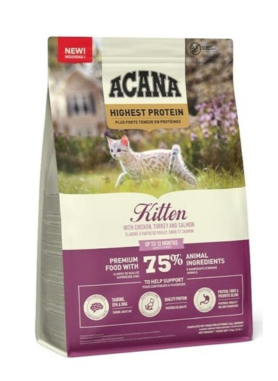 Buy Acana Highest Protein Complete Kitten Food 1.8kg in UAE