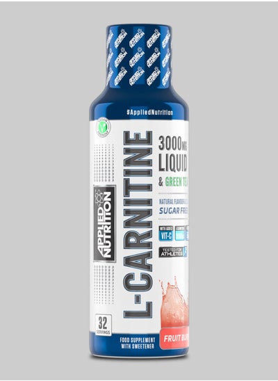 Buy L-Carnitine Liquid 3000 with Green Tea Fruit Burst 480 ml in Saudi Arabia