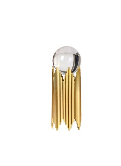 Buy Clear Round Crystal Ball SunCatcher,with Gilded Metal Stand,for Home Office in Egypt