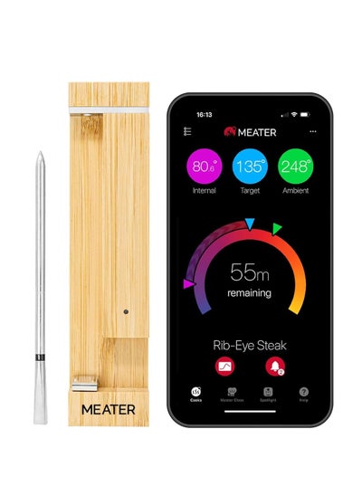 اشتري MEATER Pro: Smart Bluetooth Wireless Meat Thermometer Digital | 1000°F Heat Resistance | Long Range | Certified Accuracy | BBQ, Oven, Grill, Smoker, Air Fryer, Deep Fryer | 50+ Recipes in App في الامارات