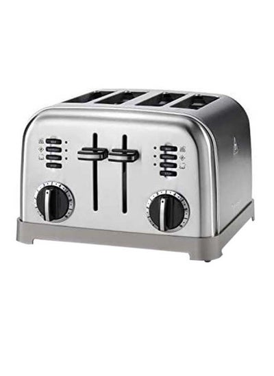 Buy Cuisinart Toaster 4 Slices Silver in Saudi Arabia