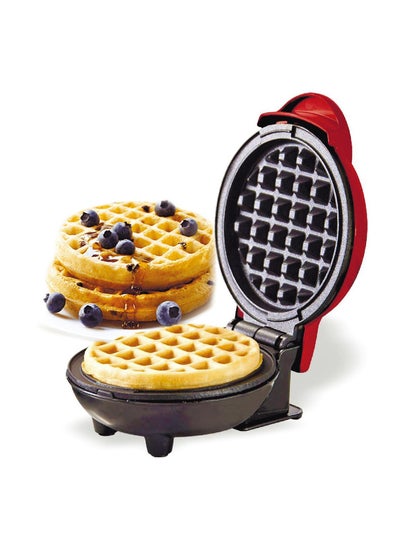 Buy Household Mini Double-Sided Breakfast Machine, 3-in-1 Waffle Maker, Heating Cake Machine, Sandwich Maker, Multi-Function Breakfast Appliance with Non-Stick Plates, Compact & Easy to Clean in UAE