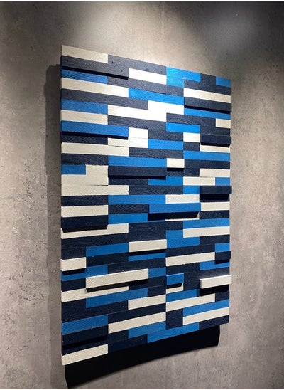 اشتري Rectangular Mosaic Wooden Wall Art By Woodeometry في مصر