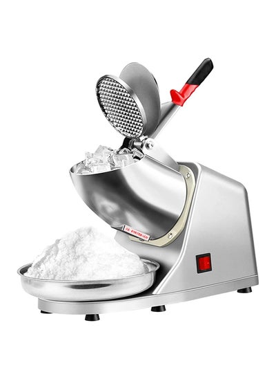 Buy Electric Ice Crusher Ice Shaver for Home & Commercial Use Household Snow Cone Maker Dual Blades in UAE