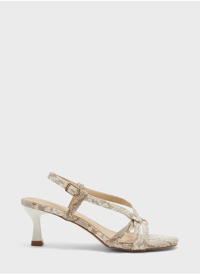 Buy Front Cross Strap Slingback Sandal in Saudi Arabia