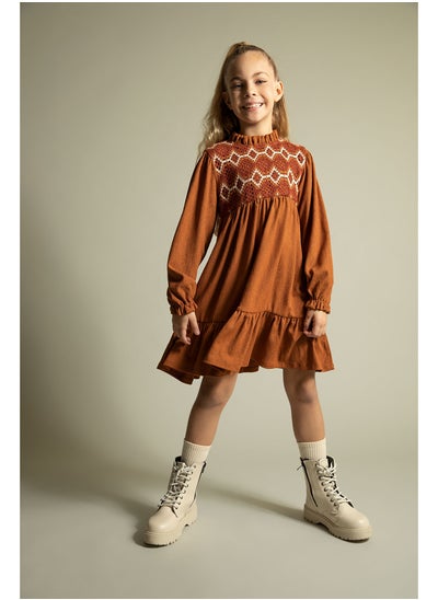 اشتري Girl Long Sleeve Woven Dress في مصر