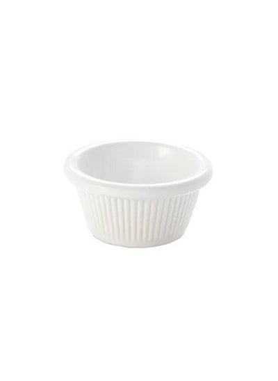 Buy Small Round Porcelain Saucer - Serve Sauces in Style | High-Quality, Lightweight, and Easy to Clean in Egypt