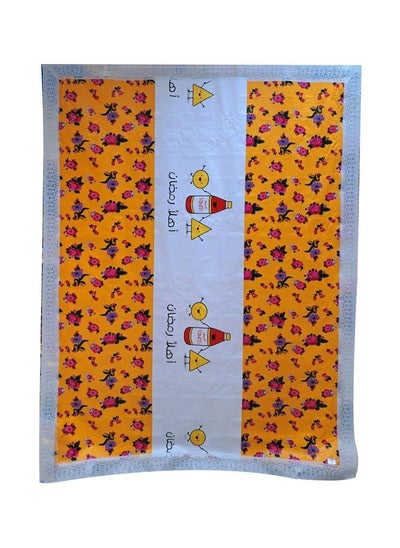 Buy Ramadan tablecloth 140*180 cm - white/orange in Saudi Arabia