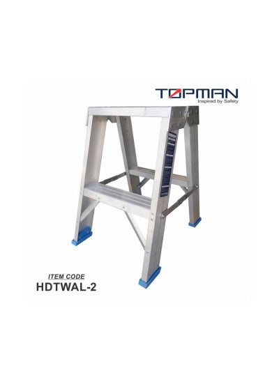 اشتري Topman Aluminum Heavy Duty 2Step Double Sided Ladder في الامارات