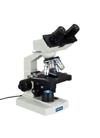 اشتري 40X-2500X Lab Binocular Biological Compound LED Microscope with 3D Mechanical Stage and Coaxial Coarse/Fine Focusing Knob في الامارات