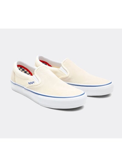 Buy Vans Skate Slip On Shoes Off White in Saudi Arabia