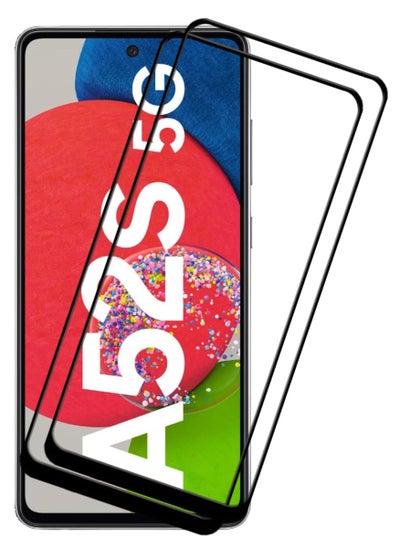 Buy 2 Pieces Antistatic ESD Dustproof Premium Quality High Definition Tempered Glass Screen Protector Designed For Samsung Galaxy A52s 5G in UAE