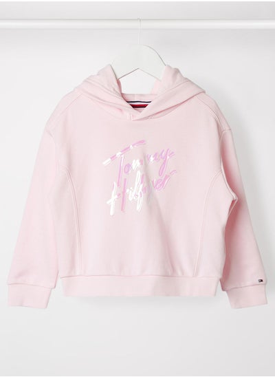 Buy Kids Script Logo Hoodie in UAE