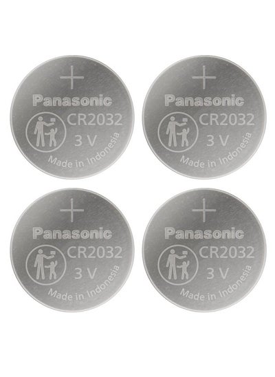 Buy 4 CR2032 3V Lithium Coin Battery in Saudi Arabia