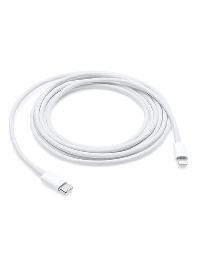 Buy High quality and full compatibility with a 1 meter white Lightning to USB-C cable in Saudi Arabia