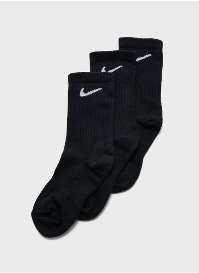 اشتري 3 Pack Everyday Crew Socks في الامارات