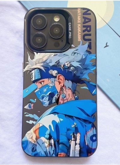 اشتري iPhone 15 Pro Max Case, PC Hard Phone Protective Case with Anime Naruto Kakashi Pattern, Anti-Scratch Shockproof Anti-Yellowing Case Cover for Apple iPhone 15 Pro Max 6.7'' في السعودية