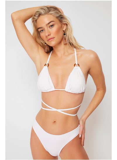 اشتري White Triangle Accessory Bikini Top TBESS20BU0269 في مصر