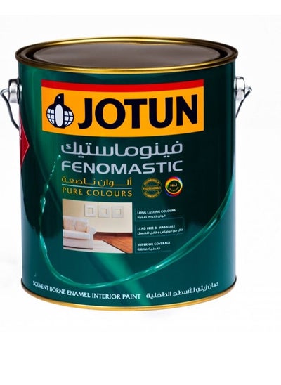 Buy Jotun Fenomastic Pure Colors Enamel Gloss 8422 Green Marble in UAE