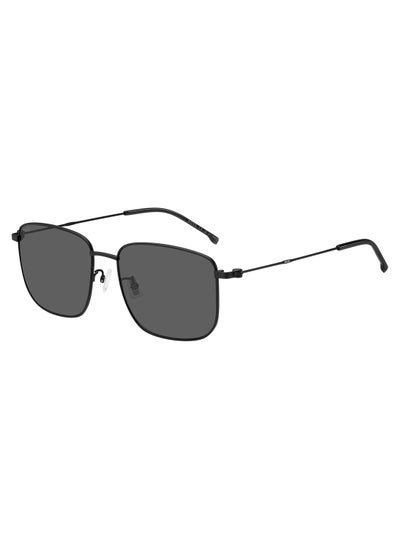 Buy Men's UV Protection Rectangular Sunglasses - Boss 1619/F/S Black Millimeter - Lens Size: 58 Mm in UAE