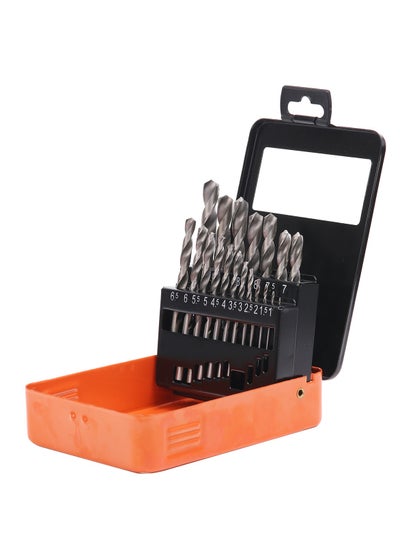 Buy Drill Bit Set- 19 Pcs, For Hard Metal, Stainless Steel, Cast Iron and Wood ,1mm - 10mm Metric Size, For Drilling Tasks/Drilling into Metal Surfaces, Metal Frames/Drilling Accessories/Drilling Supplies in UAE