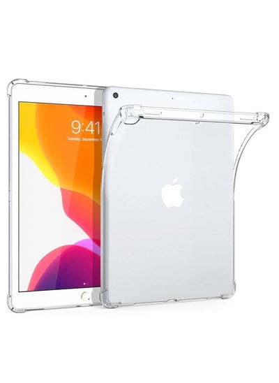 Buy Clear Case for iPad 10.2" 9th Generation 2021 / iPad 8th Generation 2020/ 7th Generation iPad 10.2" 2019, Slim Soft Lightweight TPU Back Cover for iPad 9/8/7 10.2 inch in Egypt