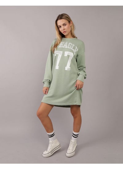 Buy AE Graphic Fleece Dress in UAE